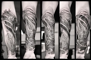 power line tattoo idea