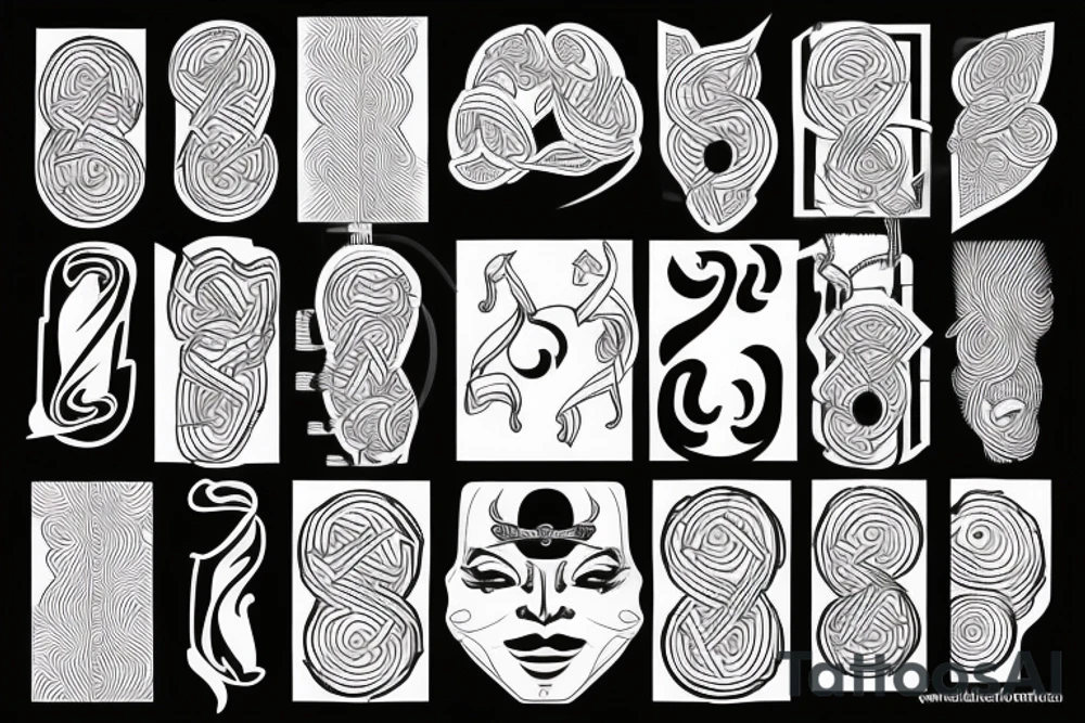 electric circuit tattoo idea