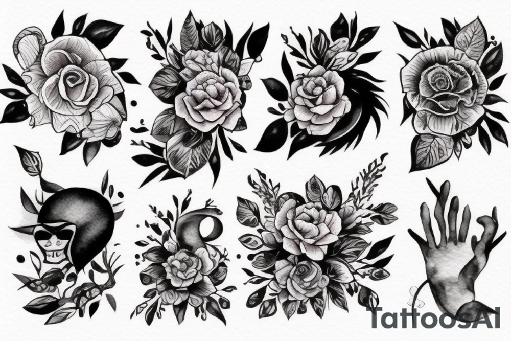 Нежный рисунок с животным tattoo idea