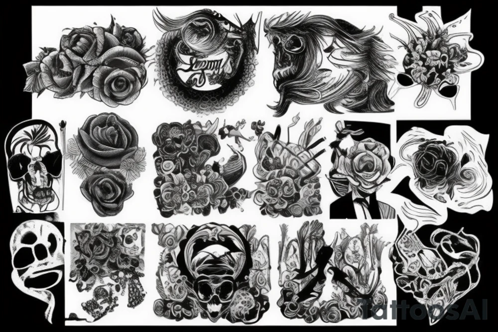 Портрет tattoo idea