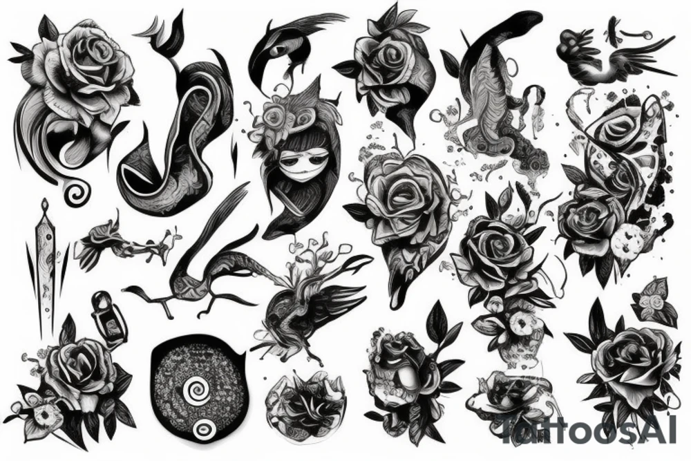 Портрет tattoo idea