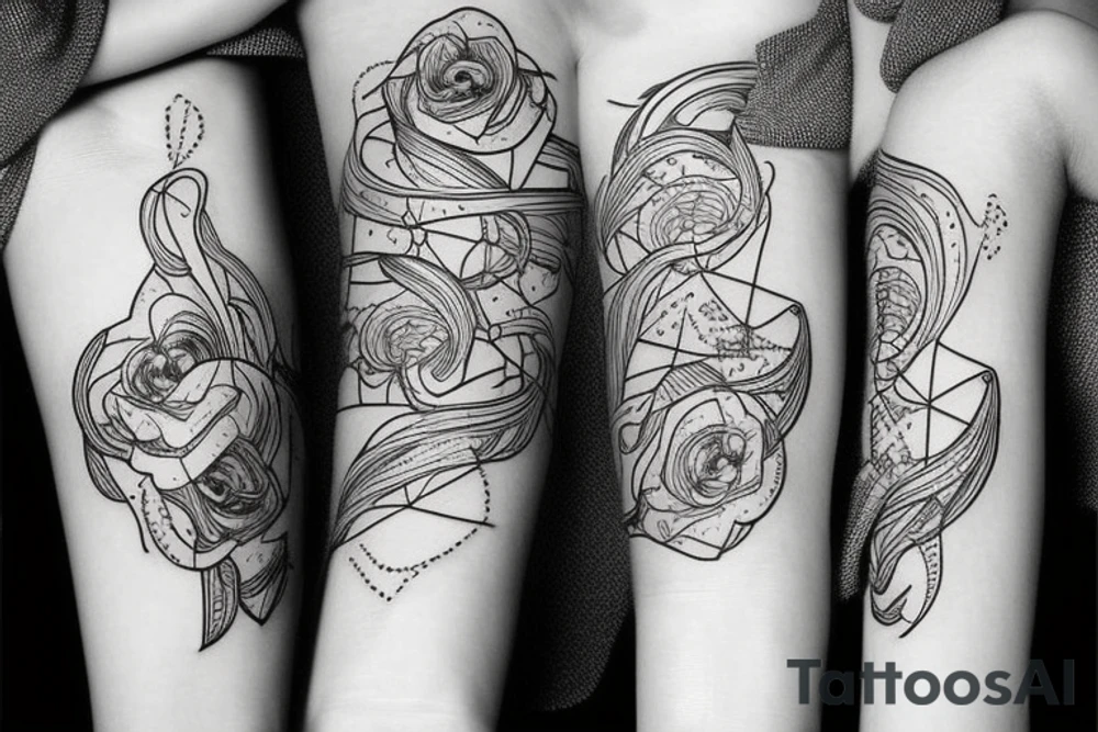 Портрет tattoo idea
