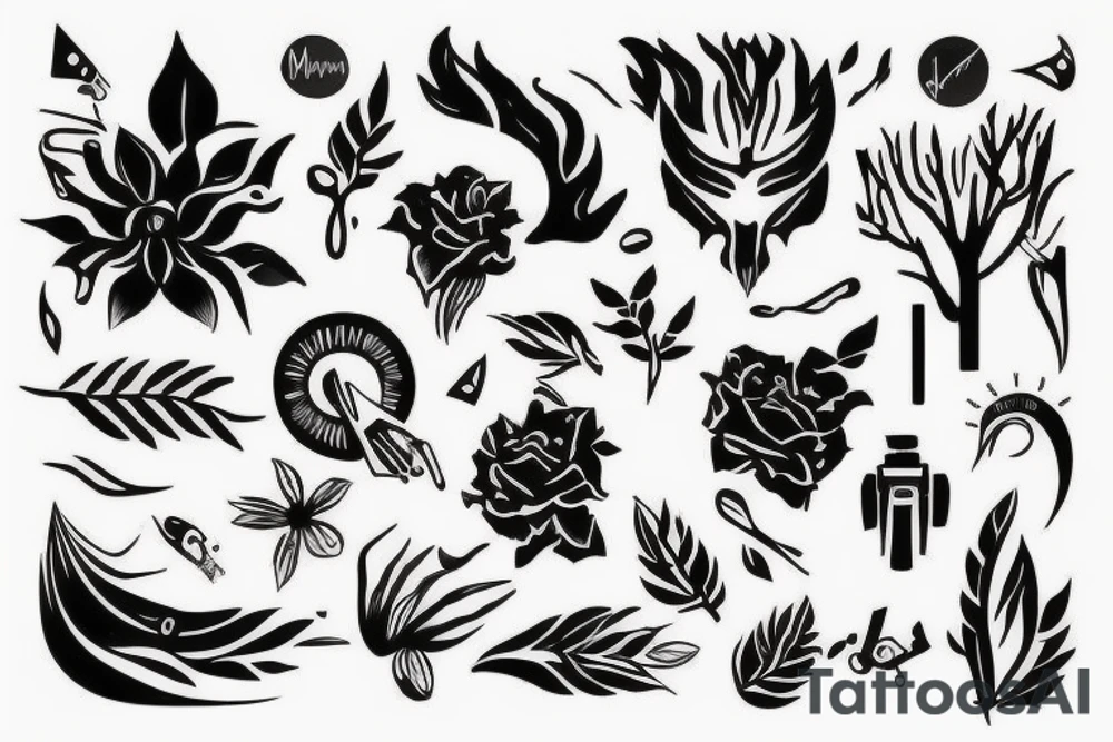 Портрет tattoo idea