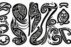 The letters SEL tattoo idea