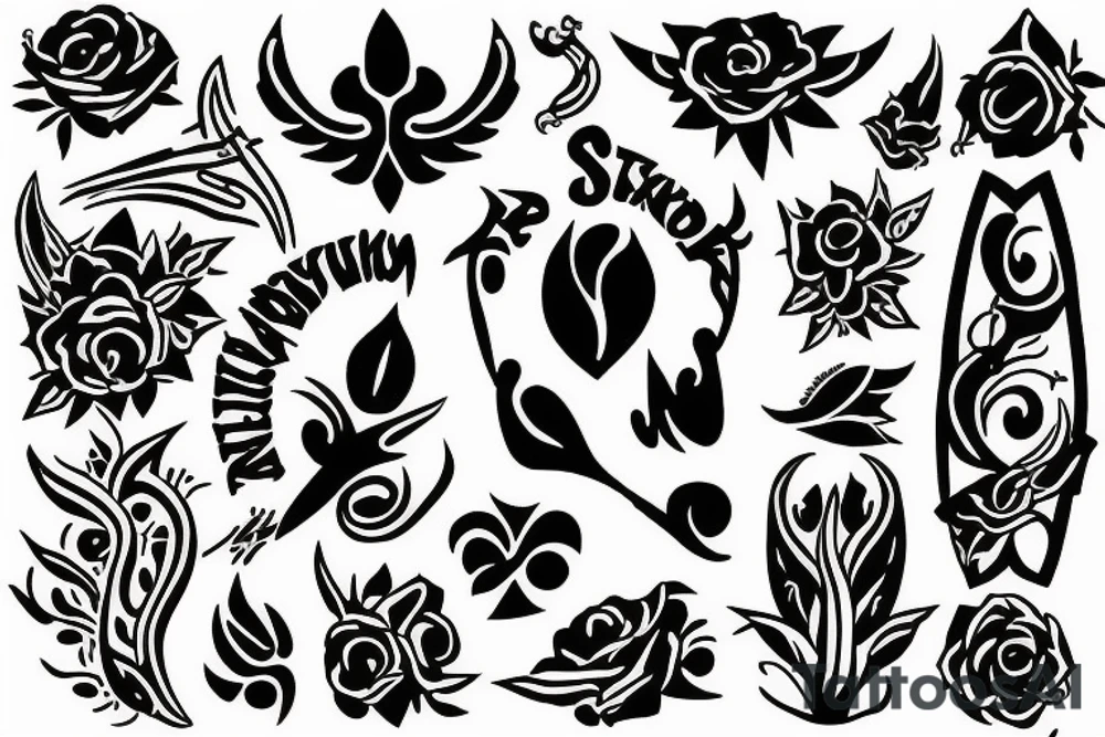 It should contain the letters SEL tattoo idea