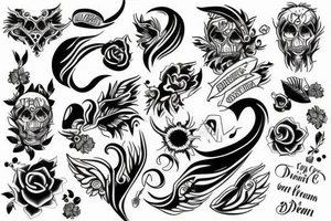 Dream On tattoo idea