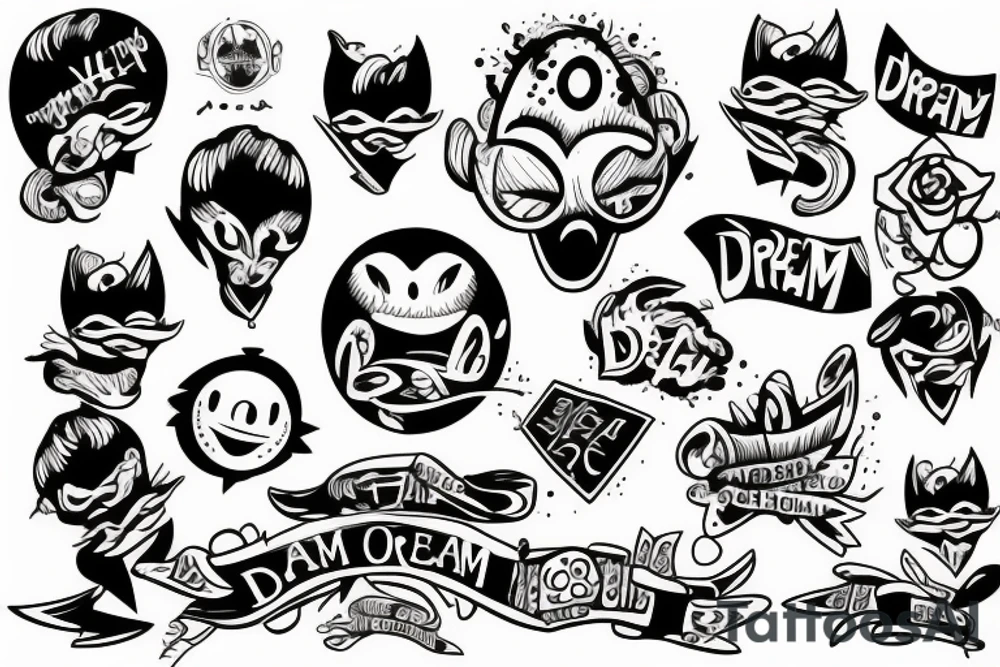 Dream On tattoo idea