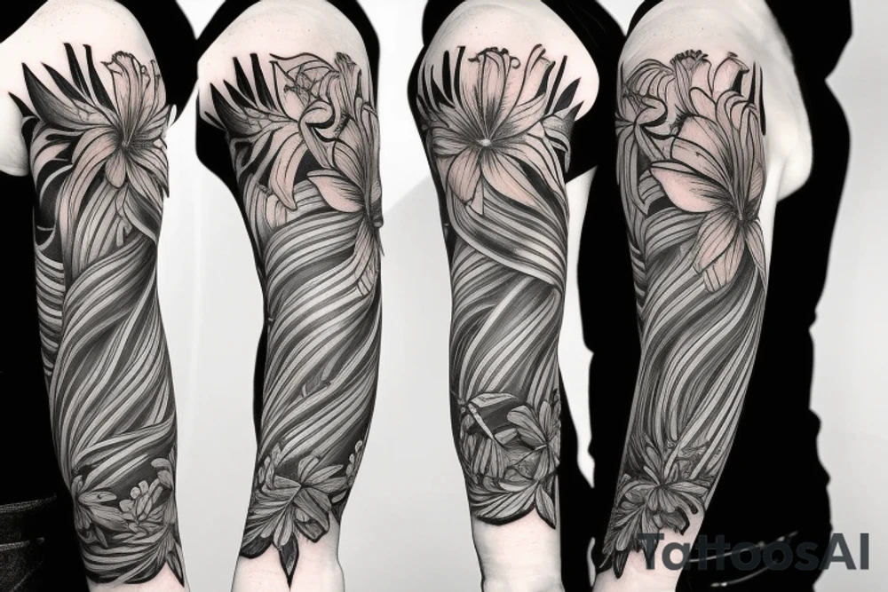 lilies tattoo idea