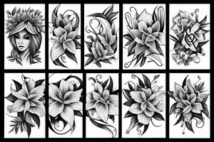 lilies tattoo idea