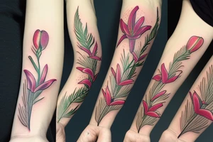 lilies tattoo idea
