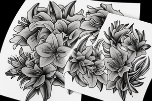 lilies tattoo idea