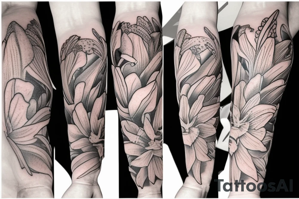 lilies tattoo idea