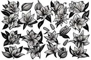 lilies tattoo idea