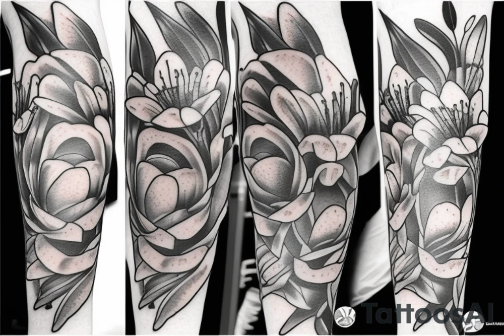 lilies tattoo idea