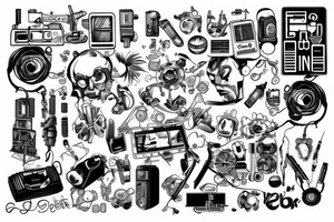 Coder by profession traveller inside tattoo idea