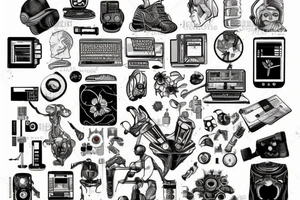 Coder by profession traveller inside tattoo idea