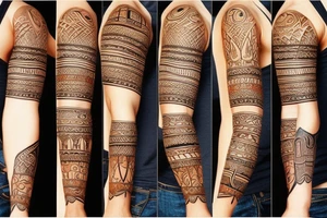 Cool tattoo arm sleeve tattoo idea
