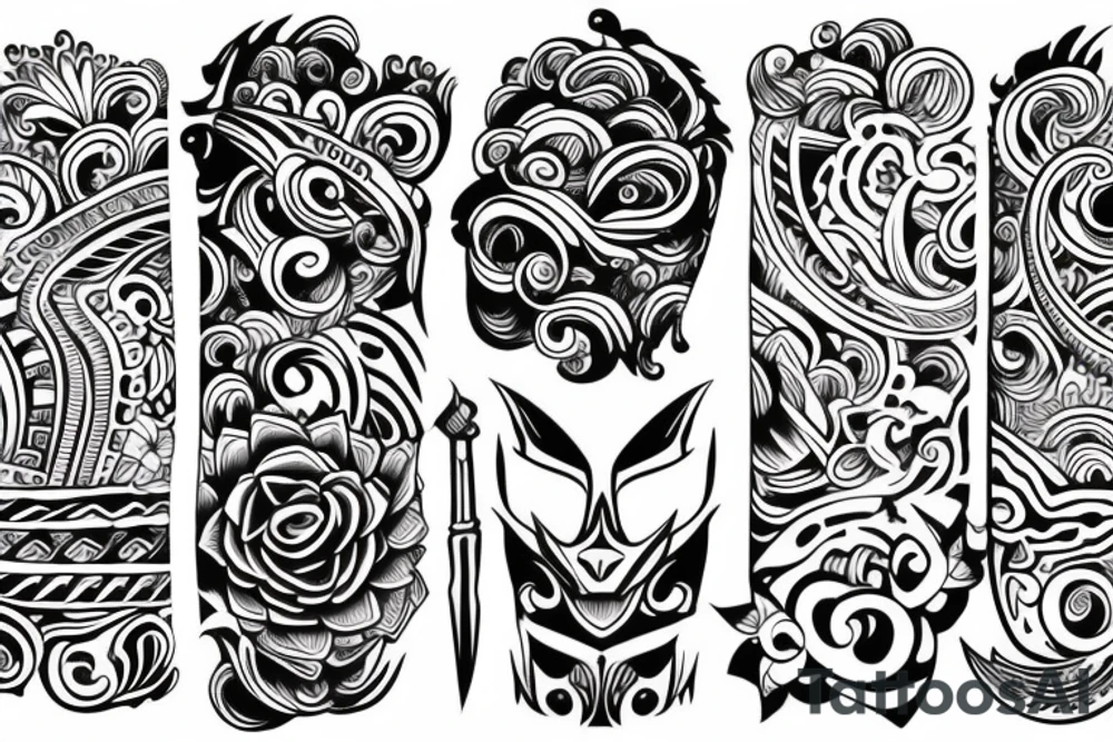 Cool tattoo arm sleeve tattoo idea