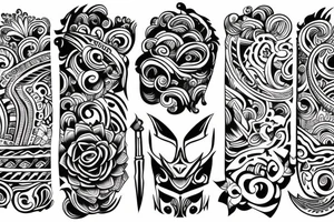 Cool tattoo arm sleeve tattoo idea