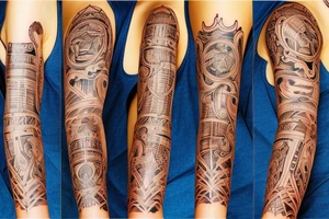Cool tattoo arm sleeve tattoo idea