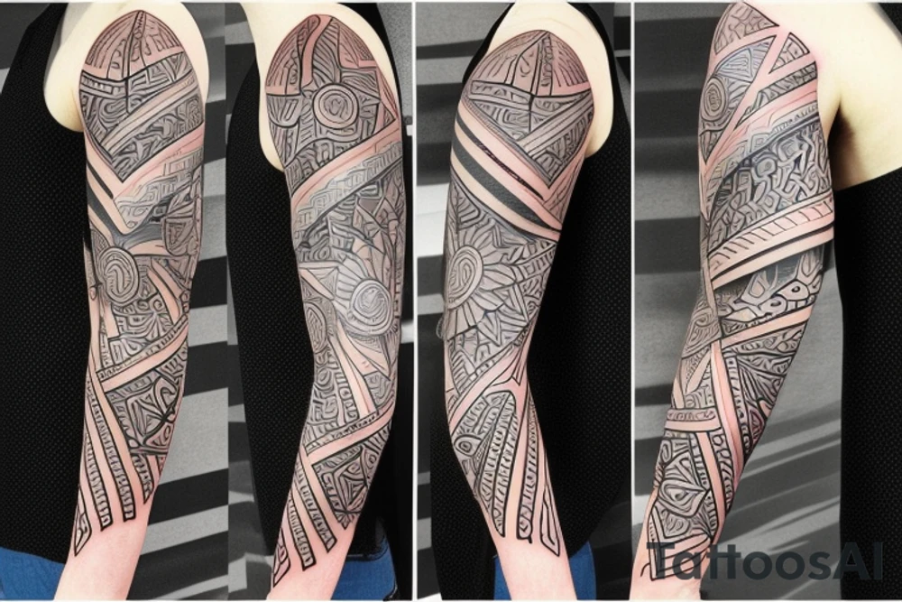 full sleeve arm cool tattoo tattoo idea