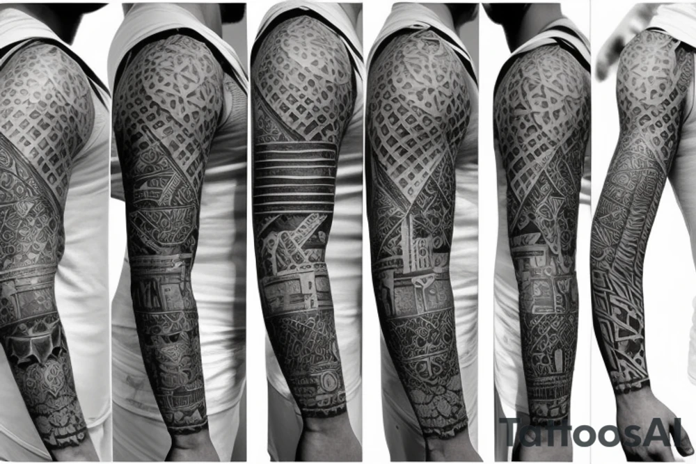 full sleeve arm cool tattoo tattoo idea