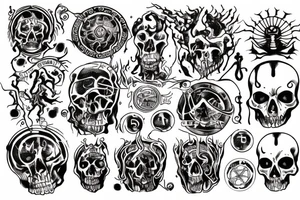 Dante's 9 circles of hell (Inferno) tattoo idea