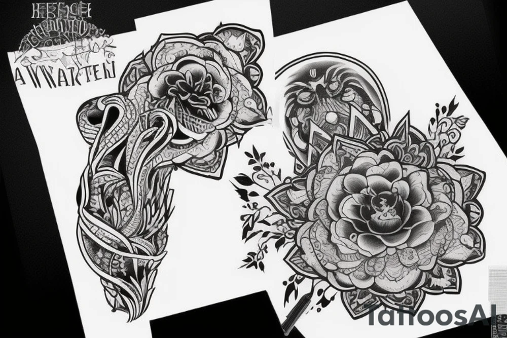 Деньги оружие стиль наркотики tattoo idea