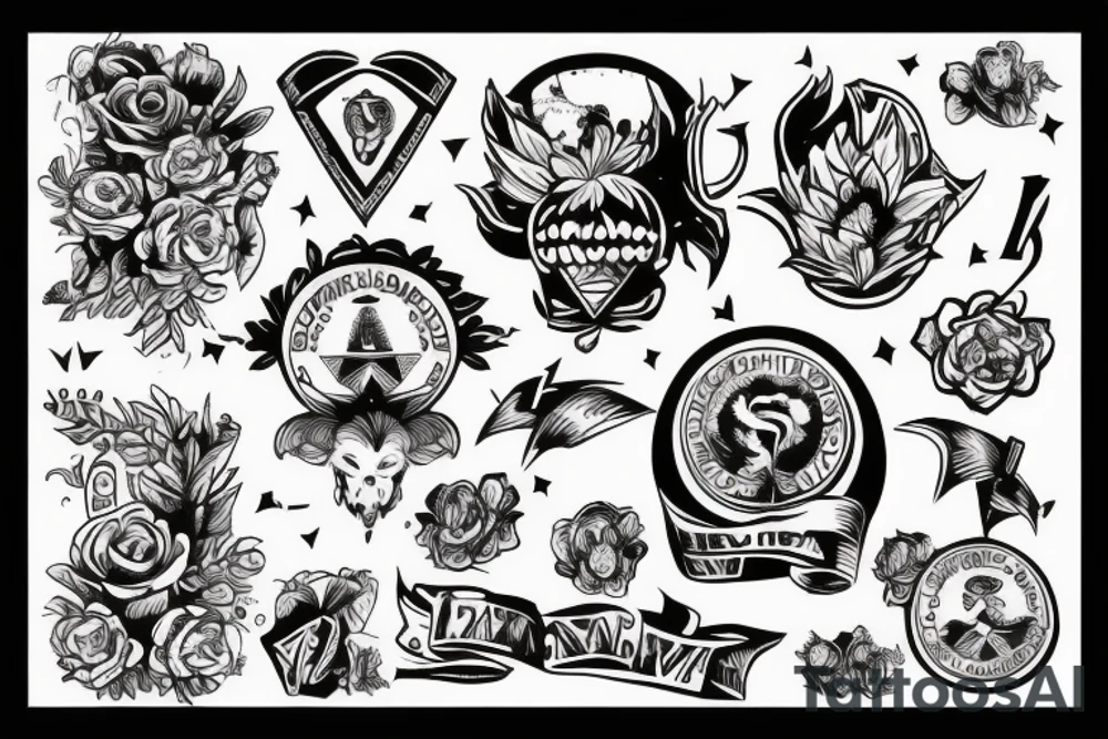Знак зодиака Рыбы tattoo idea