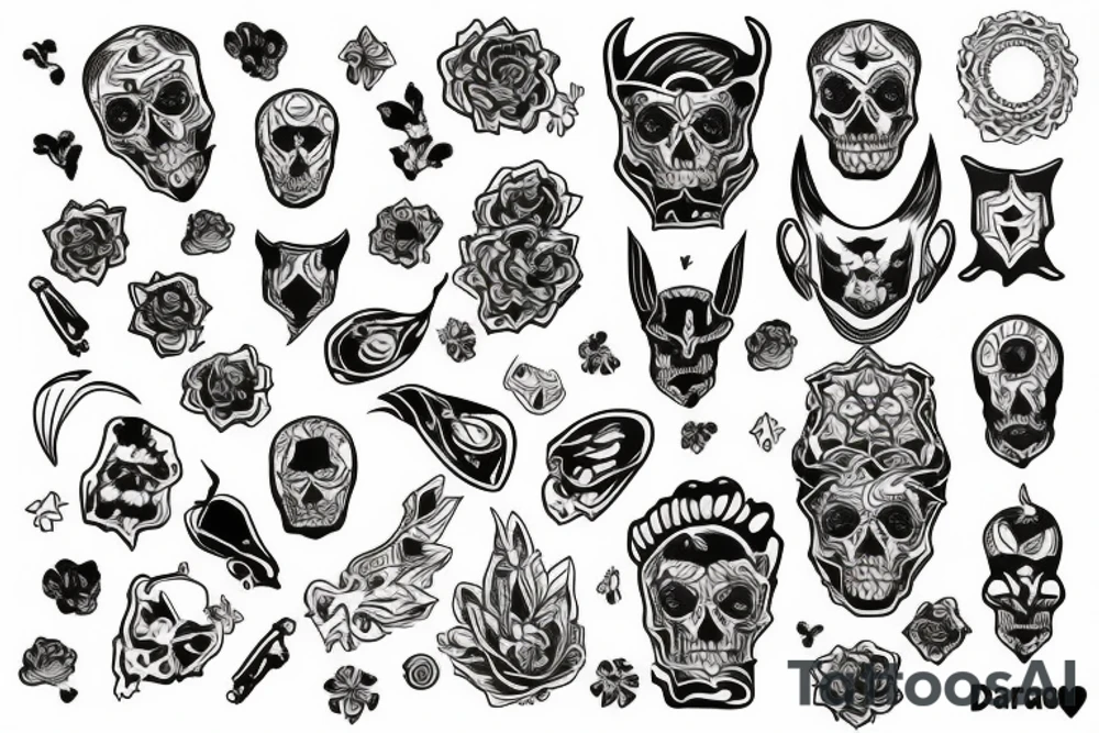 Самурай tattoo idea