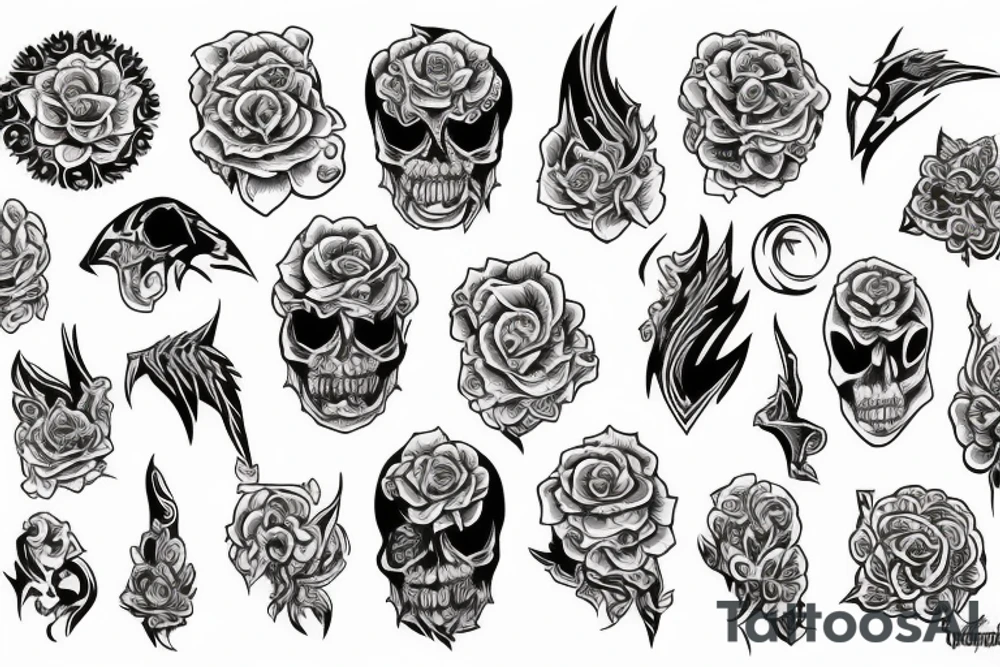 Самурай tattoo idea