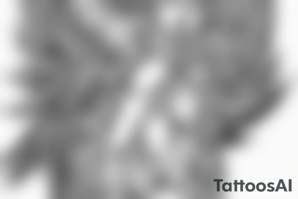 Angel tattoo idea