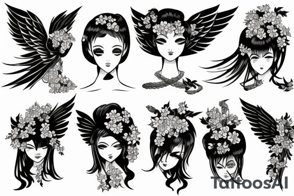 Angel tattoo idea