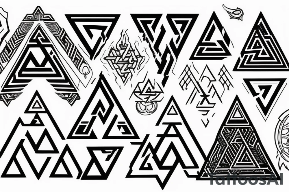 Valknut tattoo idea