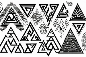 Valknut tattoo idea