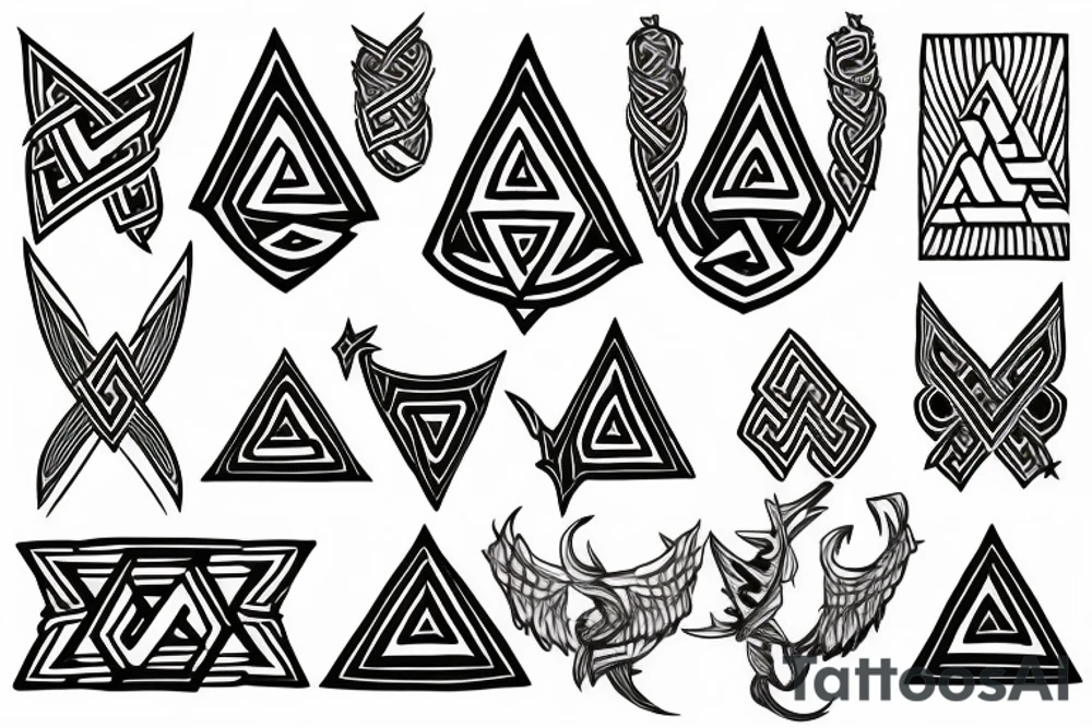 Valknut tattoo idea