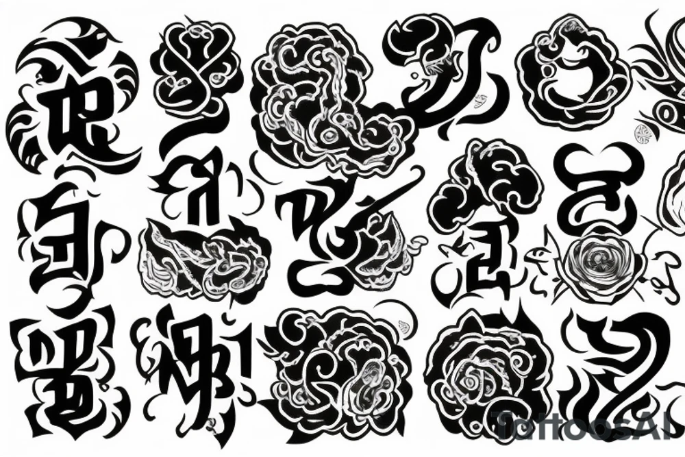 My Father Name "Kanchu" tattoo idea