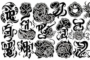 My Father Name "Kanchu" tattoo idea