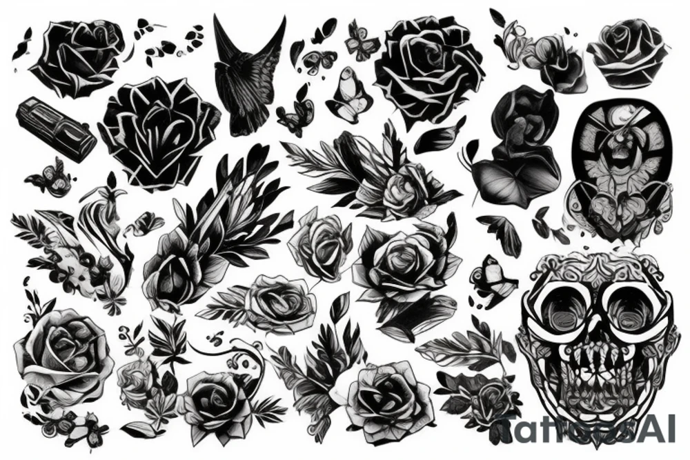 Музыка tattoo idea