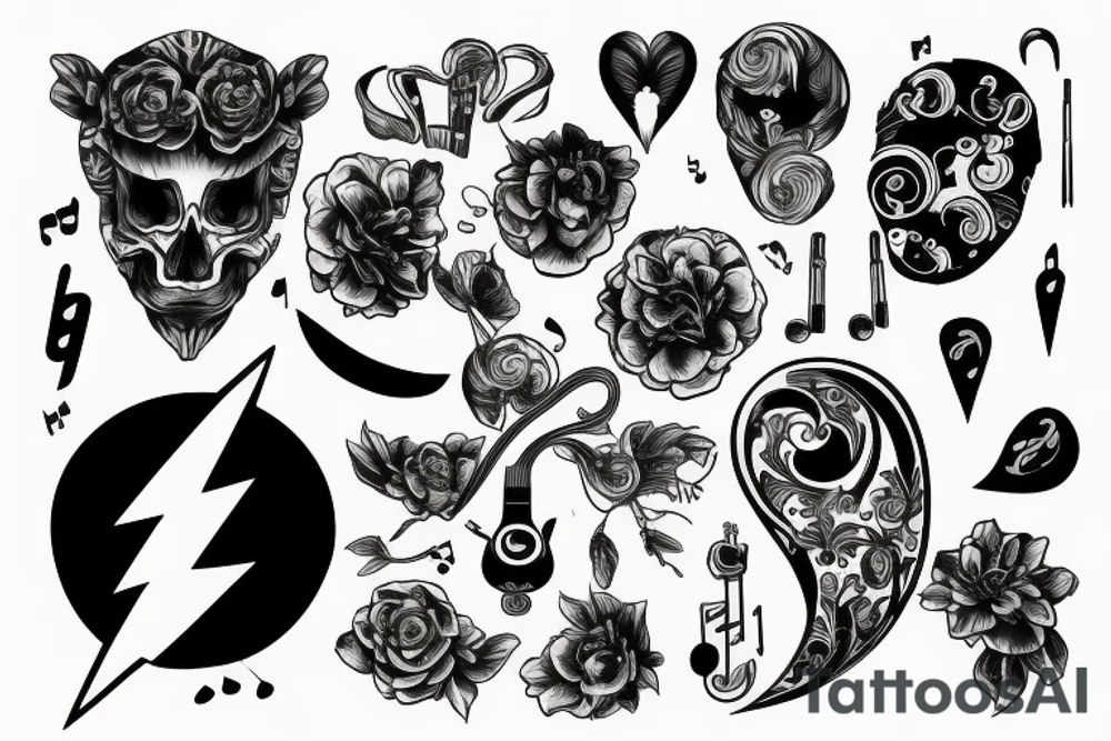 Мusic tattoo idea