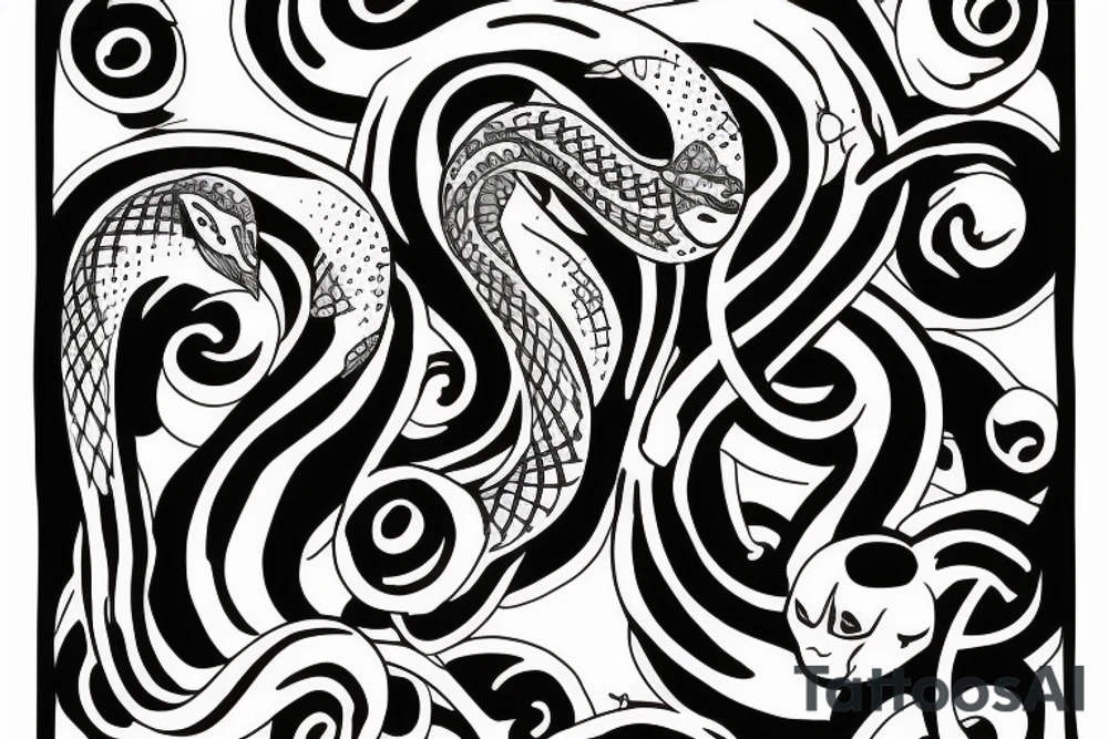Snake tattoo idea