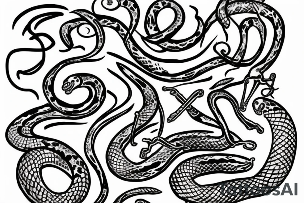 Snake tattoo idea