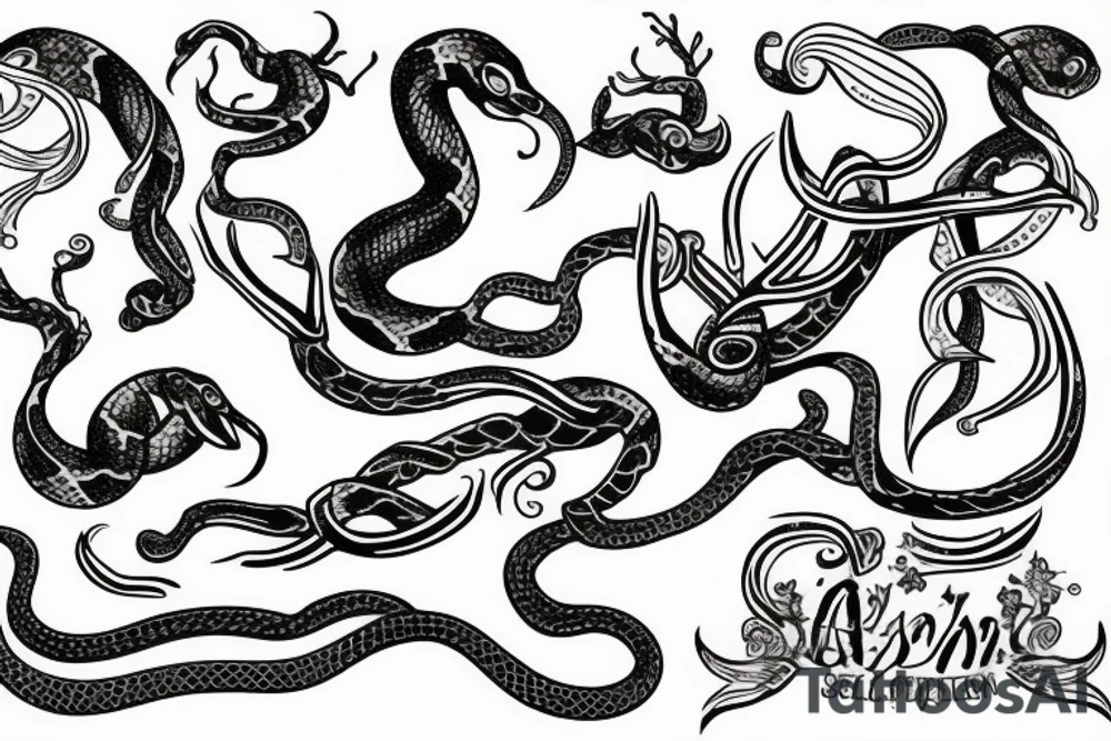 Snake tattoo idea