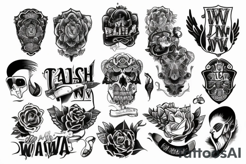Y.N.W.A tattoo idea