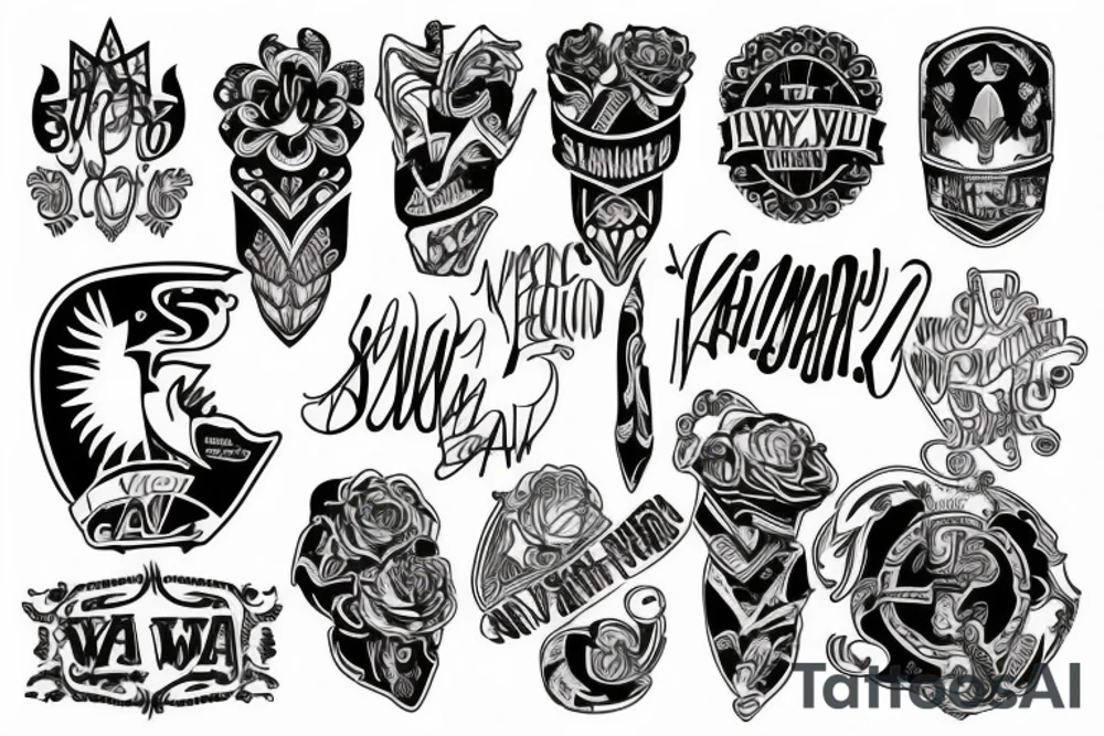 Y.N.W.A tattoo idea