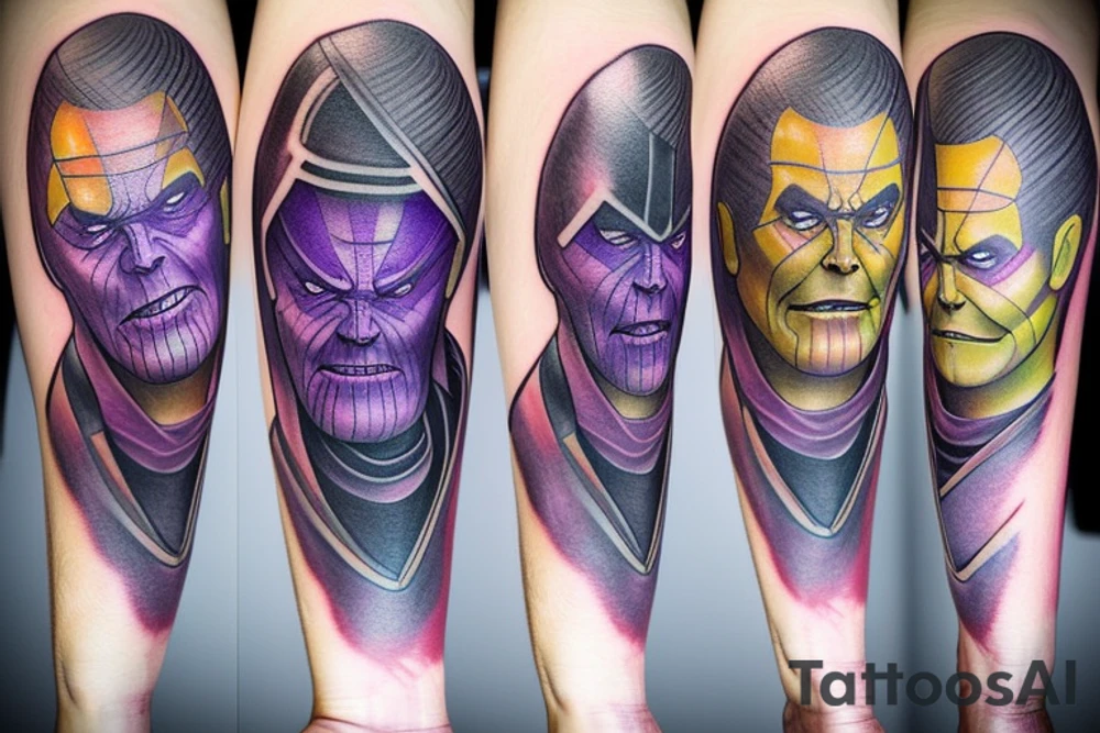 Thanos tattoo idea