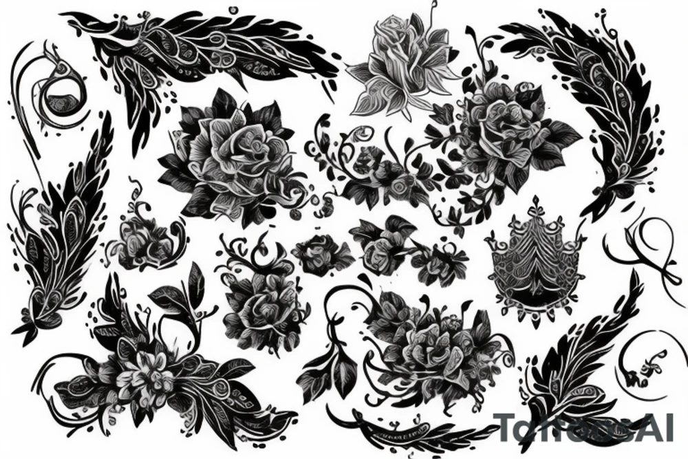 древнегреческие римские боги tattoo idea