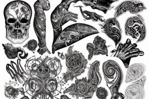 древнегреческие римские боги tattoo idea