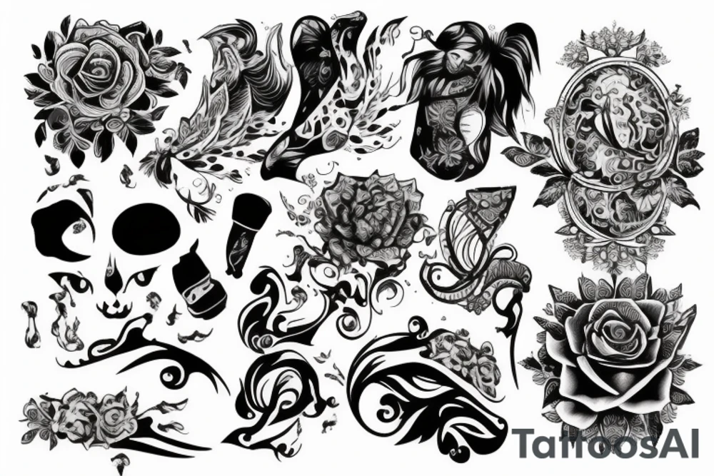 древнегреческие римские боги tattoo idea