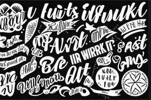 Quote, "what if it all works out" tattoo idea